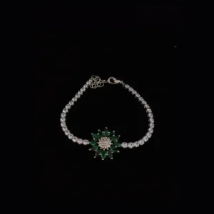 Exude elegance and sophistication with the Zircon Bracelet from Beverly Hills Avenue. This exquisite bracelet features sparkling zircon stones, each meticulously chosen for its brilliance and clarity. The design combines timeless beauty with modern style, making it the perfect accessory for both special occasions and everyday elegance. Whether worn alone for a subtle statement or paired with other pieces, this zircon bracelet adds a touch of luxury to any outfit. Crafted to perfection, it’s the ideal choice for anyone looking to elevate their jewelry collection with a piece that radiates beauty and refinement.